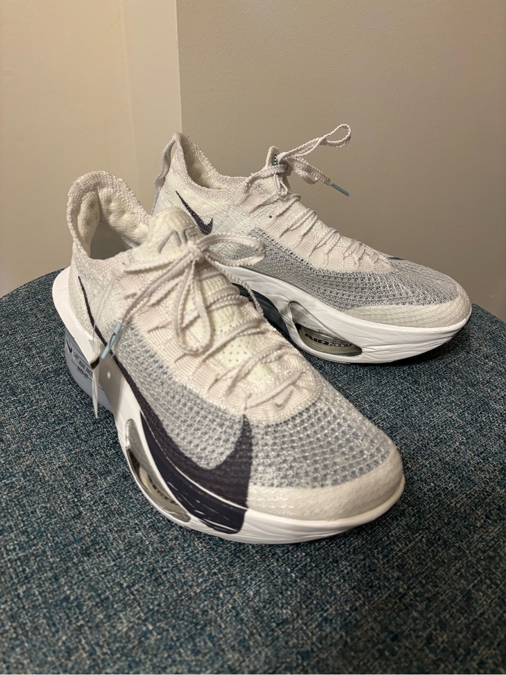 Nike White/Gridiron-Pure Platinum Air Zoom Alphafly Next 3 Flyplate 7.5